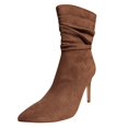 thumbnail image 6 of Oyedens Womens Stiletto High Heels Dress Boots Fashion Casual Pumps Winter Fall Slouchy Ankle Booties, 6 of 7