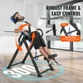 thumbnail image 2 of KFFKFF Inversion Table for Back Pain Relief, Supports up to 300 lbs, Durable Decompression Back Stretching Gear, Includes Headrest, Secure Ankle Hold, and Adjustable Safety Belt, in Blue/Black, 2 of 9