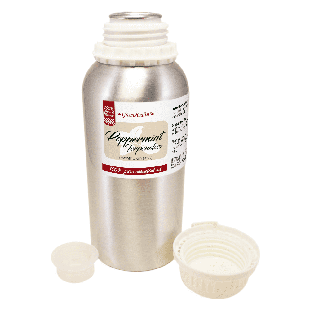 16 fl of Premium Peppermint Essential Oil (Terpeneless) - GreenHealth