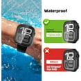 thumbnail image 7 of XiHAMA 2 in 1 Waterproof Case Compatible with Apple Watch Screen Protector 40mm 46mm 41mm 42mm Series 4 5 6 SE/SE 2nd Gen Accessories Built-in Tempered Glass Film Face Protective & PC Bumper Cover, 7 of 7