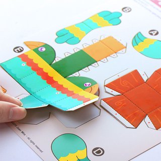 Colorful Kids Origami Kit 8 Paper Model for Kids Beginners Creativity  Training and School Craft Lessons 