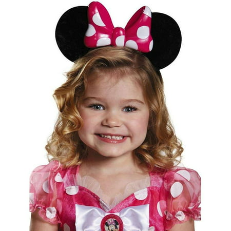 UPC 039897855844 product image for Morris Costumes Pink Minnie Mouse Light-Up Ears Halloween Costume Accessory | upcitemdb.com