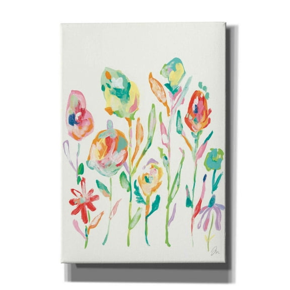 Epic Graffiti 'Mod Flowers I' by Jessica Mingo, Canvas Wall Art, 18"x26"
