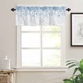 thumbnail image 2 of Blue Polka Dot Kitchen Valances for Windows 42x12 Inch Kitchen Curtains Valances Rod Pocket Abstract Modern Art Dots Watercolor Bathroom Window Valances for Window Treatment Decor, 2 of 6