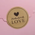 thumbnail image 4 of UPGRATOR 12Pcs Decorative Sealing Sticker Light Brown Adhesive Tape for Cookie Bag Packaging, 4 of 8