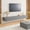 Gray, variant on Modern Floating TV Stand, Wall-Mounted Media Console with Large Storage (White, 70.8'')