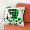 thumbnail image 6 of Up to 60% off! Anckoeil Four Leaf Throw Pillow Covers Ireland Holiday Indoor Outdoor Decorations Pillow Case St Patrick’s Day Shamrocks Pillowcase Cushion Cases For, 6 of 6