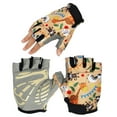 thumbnail image 4 of Cheers.US Girls Boys Non-Slip Cycling Gloves Shock-Absorbing Bicycle Scooter Bicycle Riding Fingerless Gloves Children Kids Breathable Sports Gloves for Bike Skateboard Roller Skating Biking Climbing, 4 of 7