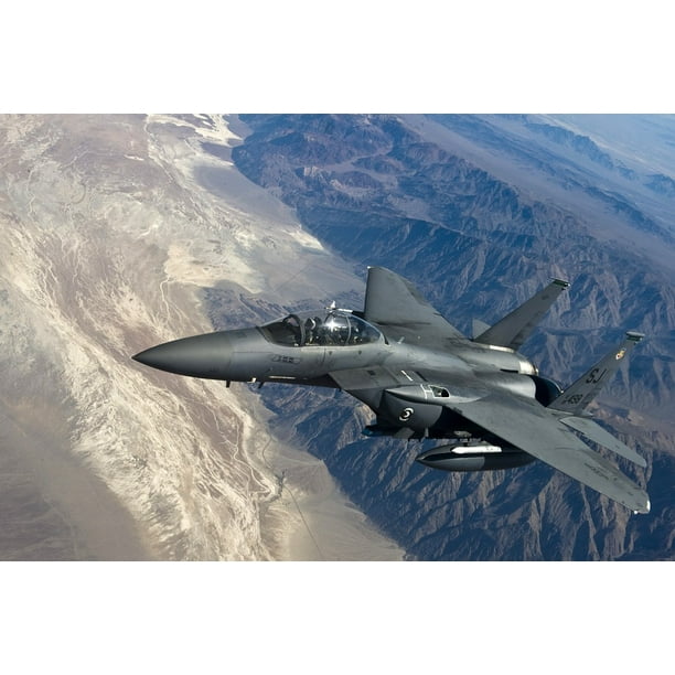 Fighter Aircraft Fighter Jet F 15 Strike Eagle Inch By 30 Inch Laminated Poster With Bright Colors And Vivid Imagery Fits Perfectly In Many Attractive Frames Walmart Com Walmart Com