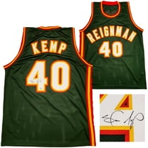 Seattle Supersonics Shawn Kemp Autographed Green Jersey MCS Holo 202428