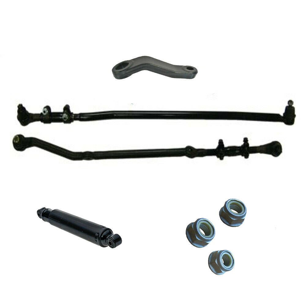 New Steering Linkage Drag Link Tie Rod Upgrade Kit For Dodge Ram 1500