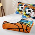 thumbnail image 4 of Homewish Color Splash Balls Twin Quilt Set, Sport Twin Coverlet Set for Boys and Girls, 2-Piece, 1 Comforter and 1 Pillowcase, 4 of 7