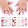 thumbnail image 4 of DOUBORQ 120-Piece Kids Nail Art Kit with Adorable Designs, Easy DIY Nail Stickers for Children, Safe and Fun Nail Decoration Set for Creative Playtime, 4 of 6