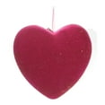 thumbnail image 4 of Valentine's Day Flocked Hanging Hearts Set / 3 Decorate Decoration Love Wh0110p, 4 of 4