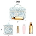 thumbnail image 2 of Gynky Makeup Bag- Large Capacity Cute Floral Travel Toiletry Bag,Cotton Cosmetic Bag Set for Women Girls Gifts Birthday, 2 of 7