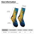 thumbnail image 2 of KLL Starry Sunflower Dreamscape Print Cool Socks Men's Women's Crew Socks Funny Crazy Novelty Stockings, 2 of 6