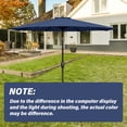 thumbnail image 4 of Patio Umbrella Replacement Canopy 2.7m Simple Deluxe Dark Blue, 4 of 5