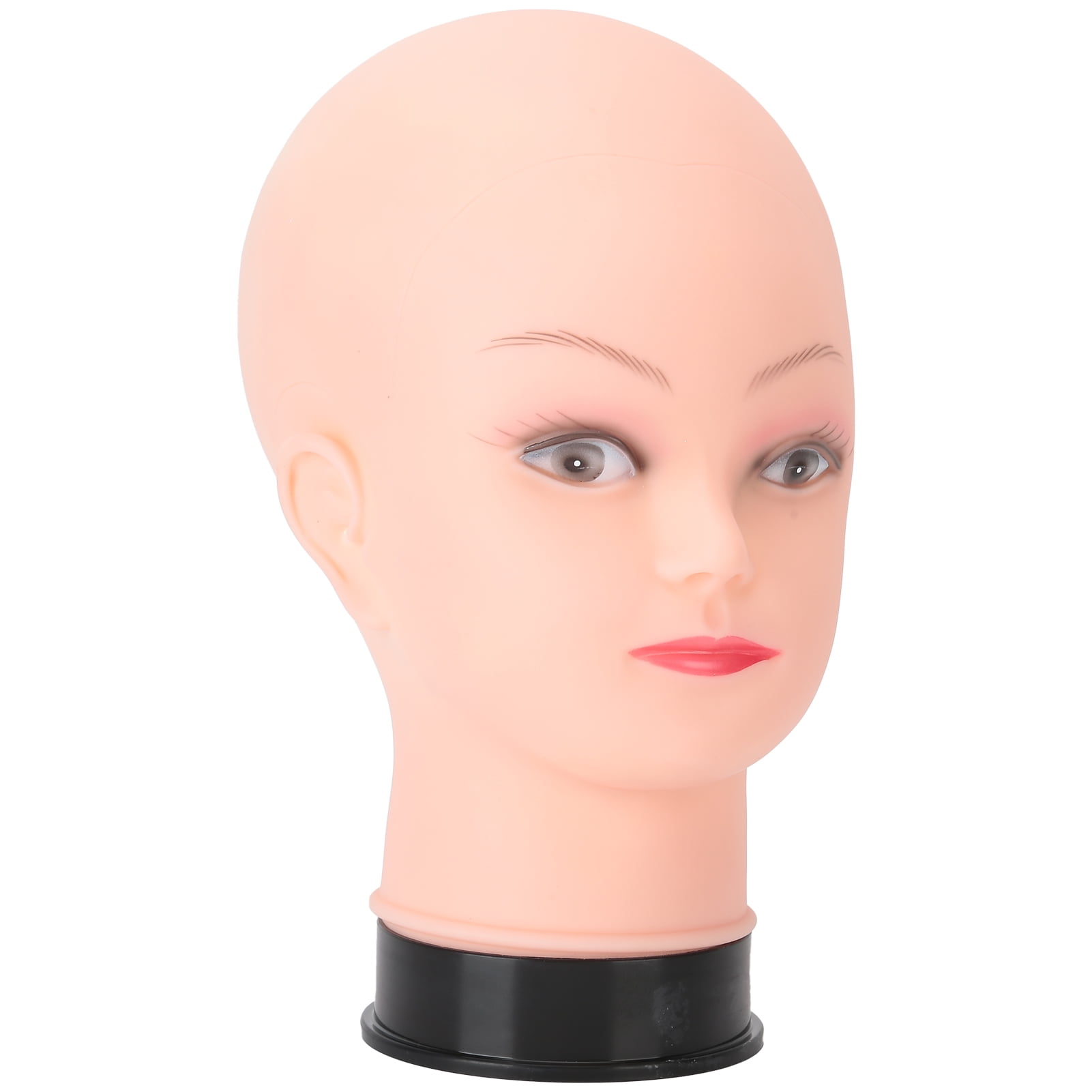 Mannequin Head Model Bald Manikin Doll Head Training Soft Wig Glasses Display Head Walmart