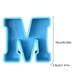 thumbnail image 5 of Molde De Resina Con Letras Grandes Moldes de letras grandes - Molde de fundición de resina epoxi DIY Alfabeto de silicona M Ehuebsd Libre de BPA, 5 of 5