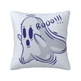 thumbnail image 1 of ZICANCN Cartoon Cute Ghost Decorative Throw Pillow Covers, Bed Couch Sofa Decorative Knit Pillow Covers for Living Room Farmhouse 24"x24", 1 of 8