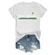 thumbnail image 3 of MKLEKYY Playeras Mujer Algodon Camisa De Manga Corta Con Cuello Redondo Y Estampado Liso Informal Para Mujer Talla XXL, 3 of 3