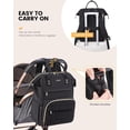 thumbnail image 3 of Diaper Bag Backpack, Baby Bag with Changing Station for Moms & Dads, Large Waterproof Mommy bag with Stroller Buckles, Travel Essential Baby Shower for Boys and Girls, 3 of 4