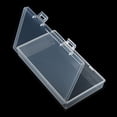 thumbnail image 3 of Rectangular Clear Plastic Storage Containers Box with Hinged Lid for Beads and Other Small Craft Items, 3 of 5