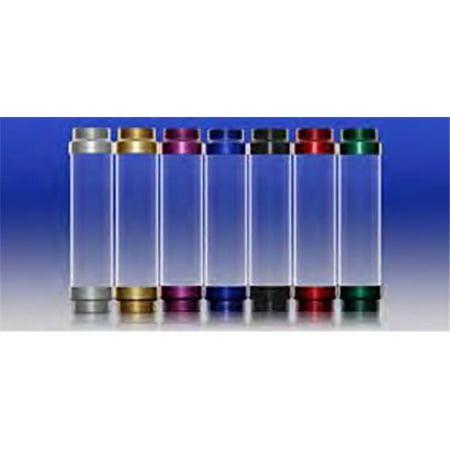 

Zeeline NS-CTB Clear Tube Aluminum Rings on Each End - Blue