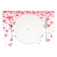 thumbnail image 2 of Ryvnso Placemats Set of 4 Hearts Dining Mats Heat-Resistant Non-Slip Washable Table Mat, 2 of 8