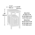 thumbnail image 4 of Sauder La Collection Costa Table d'appoint, Finition Chalked Chestnut, 427889, 4 of 8