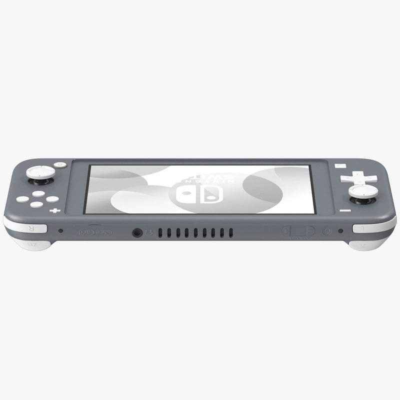 Restored Nintendo Switch Lite Game Console with Retrofam Carry Case International Version, Gray (Refurbished)