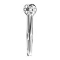thumbnail image 1 of Accesorios de cocina Clip de cocina Diseño hueco Clip de comida de metal resistente con forma de balón de fútbol para acampar, la parrilla, , Plata, 1 of 8