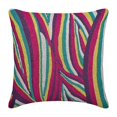 thumbnail image 1 of Pillow Cover, Multi Color Pillow Cover, Colorful Beaded Sea Waves Pillow Cover, Pillow Cover 18x18 inch (45x45 cm), Square Silk Pillow Cover Couch, Art Deco - Multicolor Love, 1 of 3