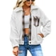 thumbnail image 2 of Prendas de abrigo de vellón de invierno, chaquetas peludas para mujer, abrigo de vellón de manga larga con solapa, chaquetas peludas para mujer, muy recomendable, 2 of 9