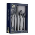 thumbnail image 6 of Ornative Flatware - HAB - 18/0 Stainless Steel, Matte-Black Finish, 20pc Set, Service for 4, 6 of 7