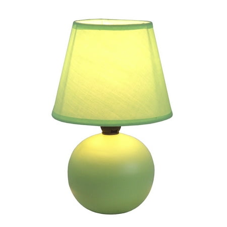 Simple Designs Ceramic Globe Table Lamp