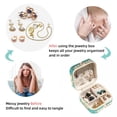 thumbnail image 4 of Easter Travel Portable Jewelry Organizer: Square Jewelry Box Storage Case and Display for Rings, Earrings, Necklaces, Bracelets, and More - Suitable for Girls and Women, 4 of 6