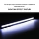 thumbnail image 5 of Riwesomey 10 piezas de luz de circulación diurna Universal para coche DC 12V 17cm parachoques delantero DRL lámpara decorativa tira automotriz Bombillas para automóviles Blanco, 5 of 6