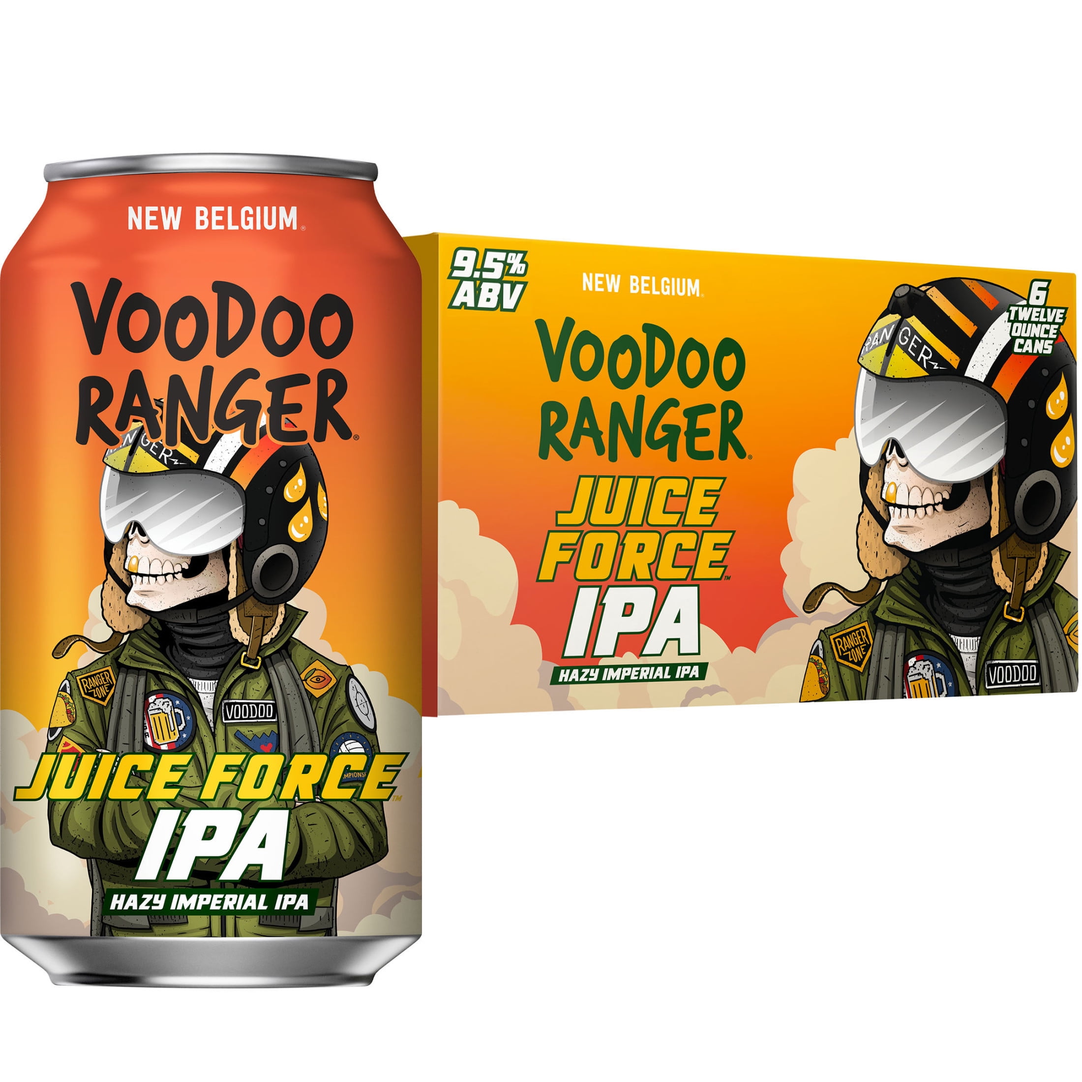ポヨン DR バトルコントロ 1BOX New Belgium Voodoo Ranger Tropic Force IPA Craft Beer 6 Pack 12 fl