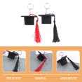 thumbnail image 3 of Luxshiny 2pcs Novelty Keychain Graduation Keychains Classic Design Key Organizer Black Daily Use, 3 of 8