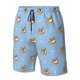 thumbnail image 4 of Fotbe Corgi Dog Trajes de Baño Estampados para Hombre, Shorts de Verano de Secado Rápido, Ropa de Playa, Bañadores-Medium, 4 of 6