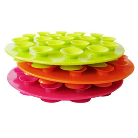 TPR Double Side Magic Baby Bowls Cups Non-Slip Mat Suction Cup Children's Tableware Sucker Stick 10.5