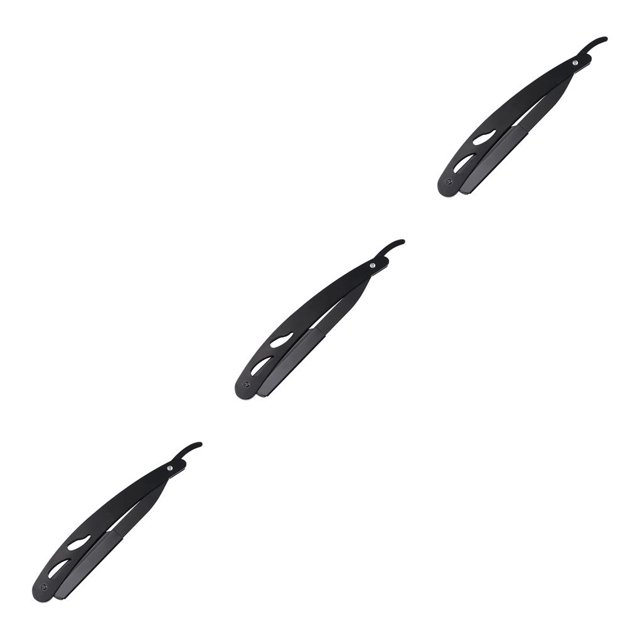 Seitruly Afeitadora de barba Manual plegable, recortadora de pelo de barbero, cortadora de barba de acero inoxidable, maquinilla de afeitar de barbero de Type1 NO1 Seitruly CBP160982