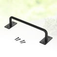 thumbnail image 4 of Vintage Door Handles Rustic Style Carbon Steel Black For Chest 1Set 8.7x2.4in, 4 of 8