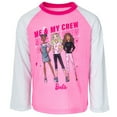 thumbnail image 3 of Barbie Pullover Pajama Shirt and Pants Sleep Set Little Kid to Big Kid, 3 of 5