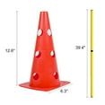 thumbnail image 4 of ASENVER Hurdle Ladder Triangle Marker Cone Pad Disk Hurdle Multifunctional Set, 4 of 5