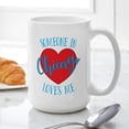 thumbnail image 4 of CafePress - Someone In Chicago Loves - 15 oz Ceramic Large White Novelty Mug, 4 of 6