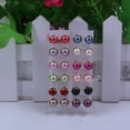 thumbnail image 6 of Yesbay 12 Pairs Elegant Earrings Round Faux Pearl Jewelry Women Party Ear Studs Set-Multicolor, 6 of 7