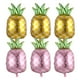 thumbnail image 3 of Juego de 6 globos de piña para decoración de fiesta hawaiana, globos de aluminio, suministros para fiestas., 3 of 8