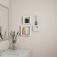 thumbnail image 6 of Floating Shelves- Cube Wall Shelf Set with Hidden Brackets, 3 Sizes to Display Decor, Books, Photos, More- Hardware Included by Lavish Home (White), 6 of 6
